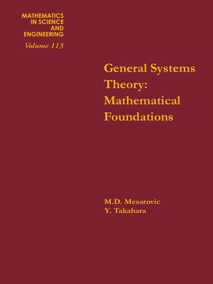 cover image of General Systems Theory
